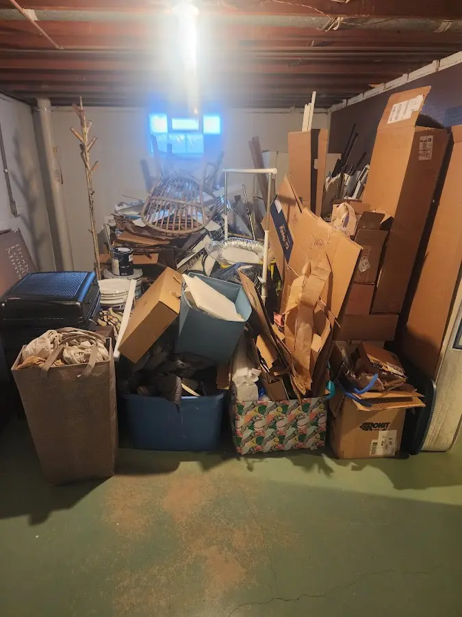 Roll-off dumpster container at job site for Construction Dumpster Rental in Winter Beach